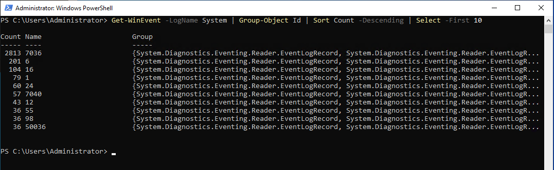 Recurring event pattern recognition